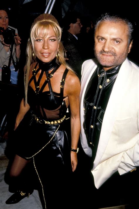 donatella e gianni versace|gianni versace donatella belt dress.